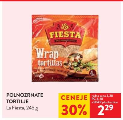 POLNOZRNATE TORTILJE