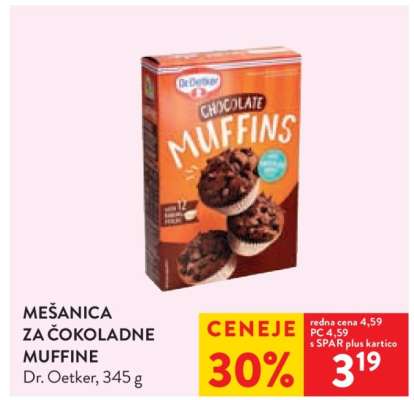 MEŠANICA ZA ČOKOLADNE MUFFINE