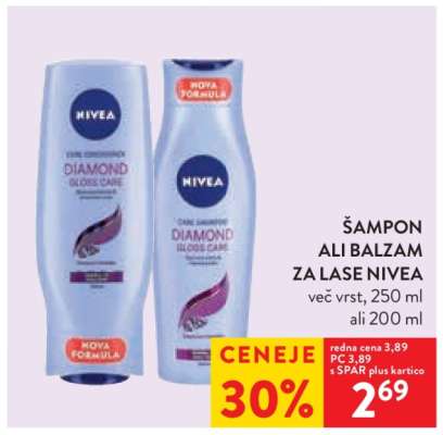 Šampon ali balzam za lase Nivea