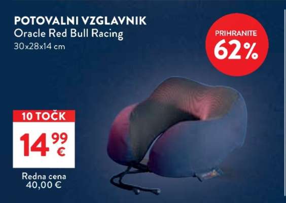 Potovalni vzglavnik Oracle Red Bull Racing