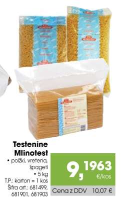 Testenine Mlinotest