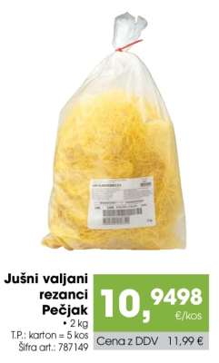 JUŠNI VALJANI REZANCI PEČJAK