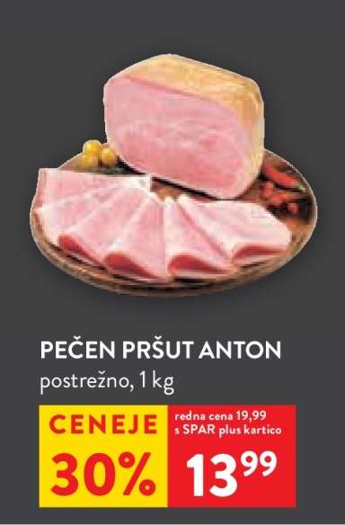 Pečen pršut Anton
