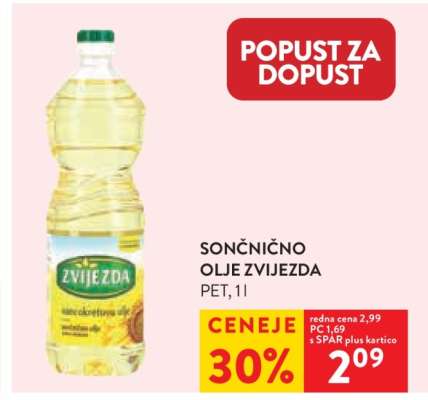 SONČNIČNO OLJE ZVIJEZDA