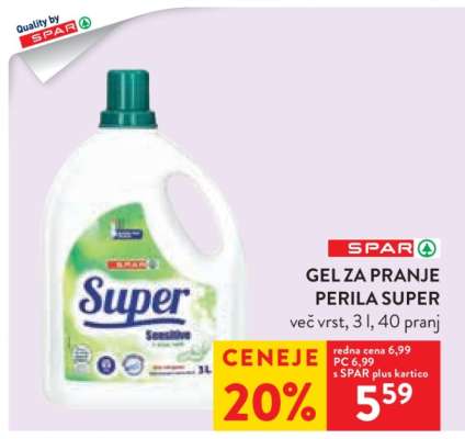 Gel za pranje perila Super