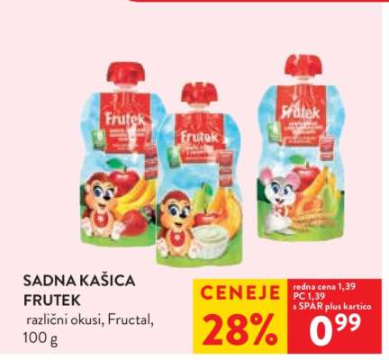 SADNA KAŠICA FRUTEK