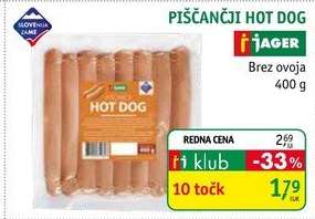 PIŠČANČJI HOT DOG