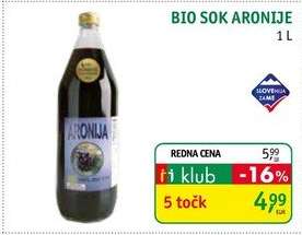 BIO SOK ARONIJE 1L