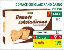 DOMAČE ČOKOLADIRANO ČAJNO PECIVO