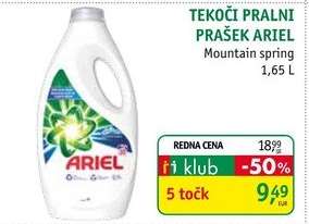 TEKOČI PRALNI PRAŠEK ARIEL