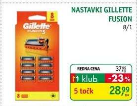 NASTAVKI GILLETTE FUSION 8/1