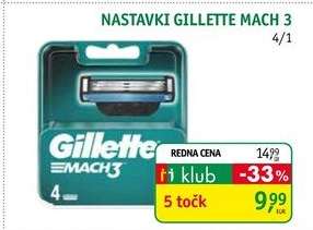 NASTAVKI GILLETTE MACH 3