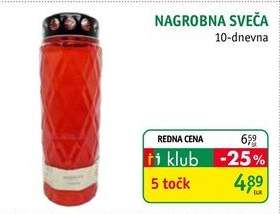 Nagrobna sveča 10-dnevna