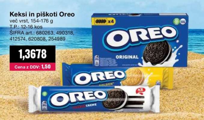 Keksi in piškoti Oreo
