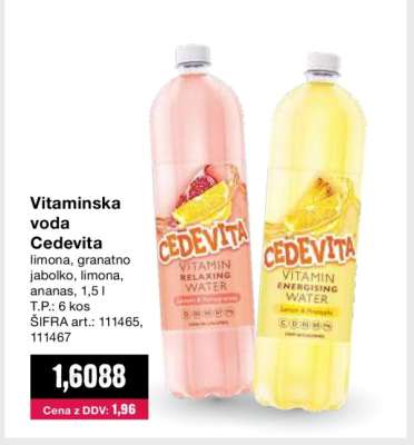 Vitaminska voda Cedevita