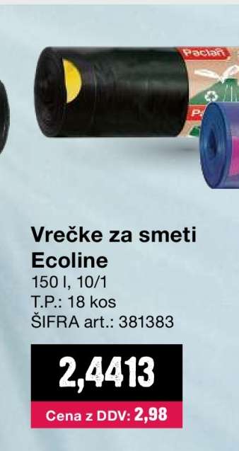Vrečke za smeti Ecoline