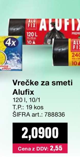VREČKE ZA SMETI ALUFIX