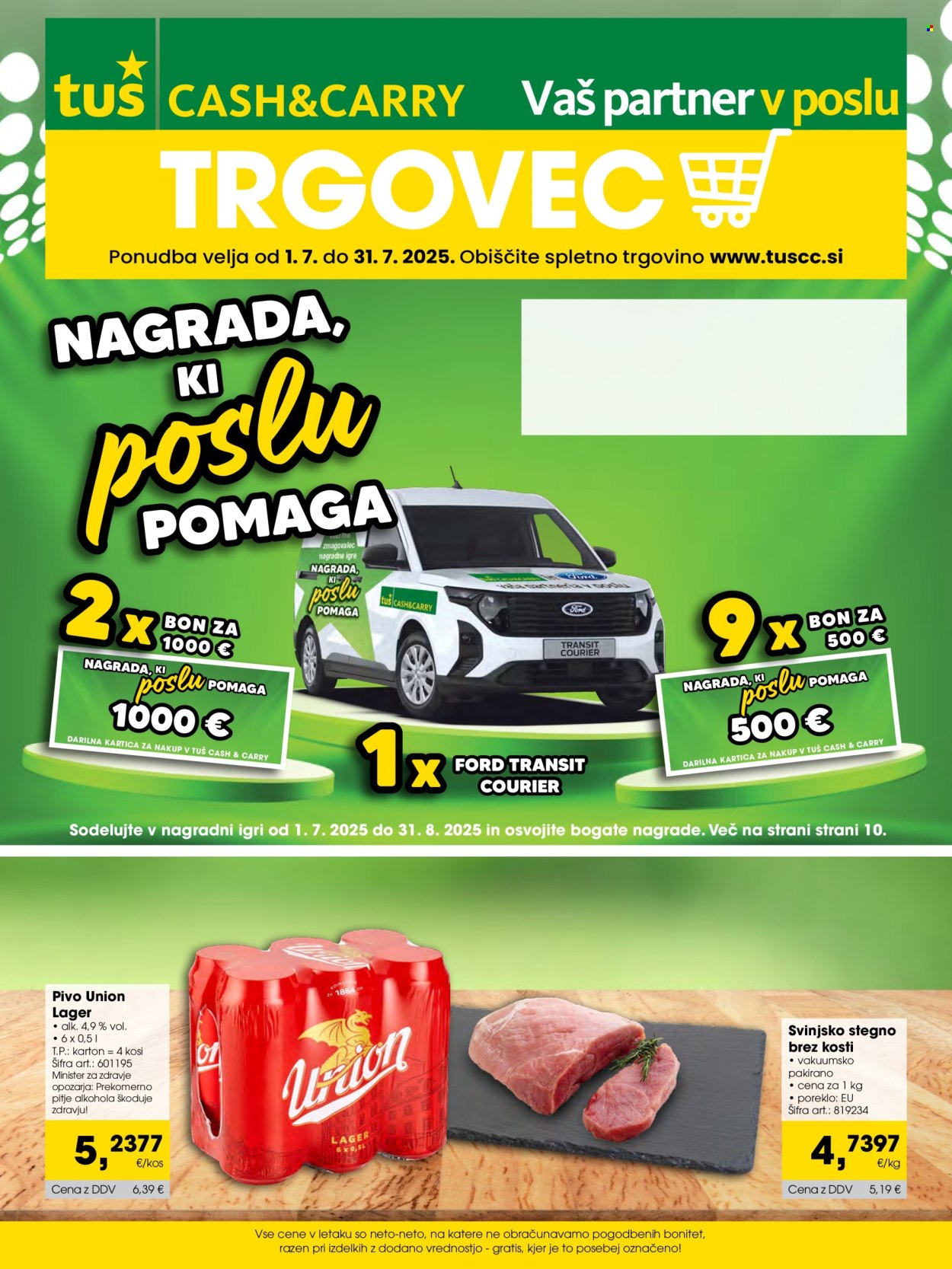 Tuš Cash & Carry katalog - 01.07.2025 - 31.07.2025. Stran 1