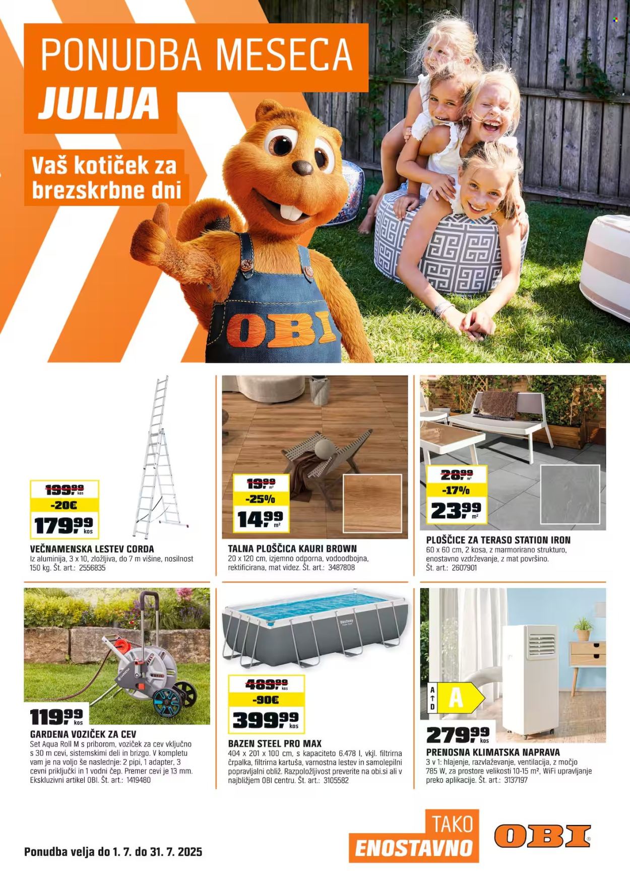 OBI katalog - 01.07.2025 - 31.07.2025. Stran 1