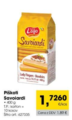 PIŠKOTI SAVOIARDI
