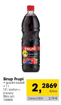 SIRUP FRUPI