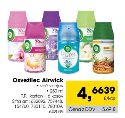Osvežilec Airwick