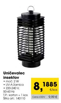 Uničevalec insektov