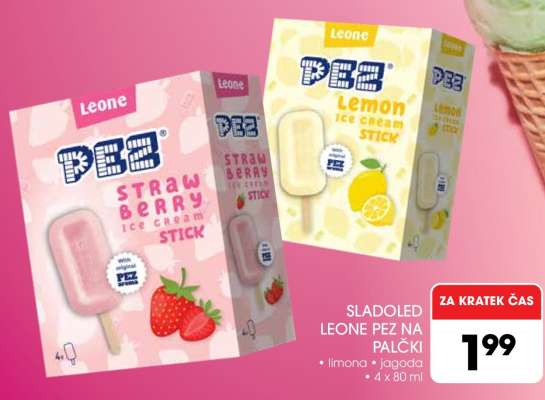 Sladoled Leone Pez na palčki