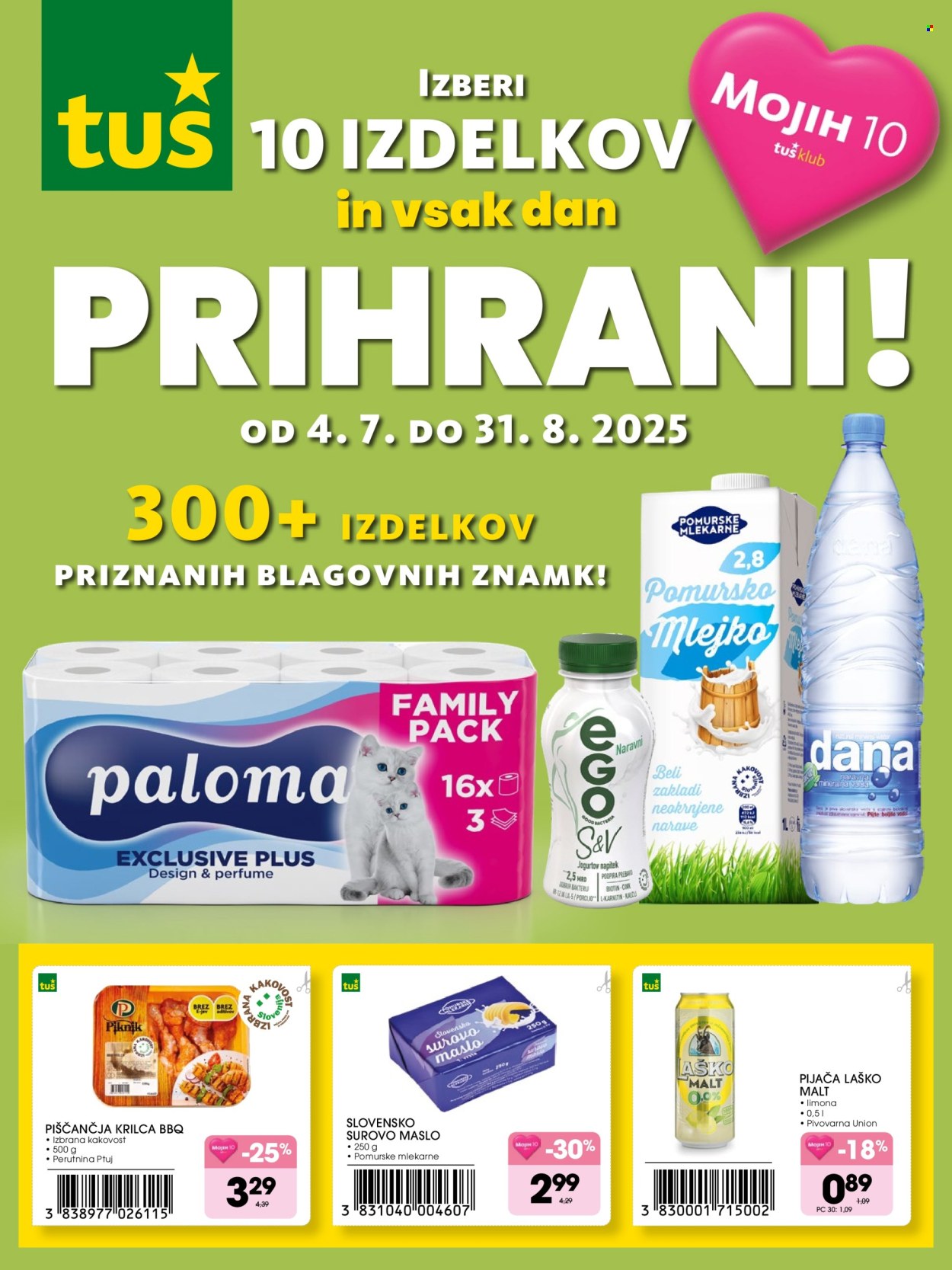 Tuš katalog - 04.07.2025 - 31.08.2025. Stran 1