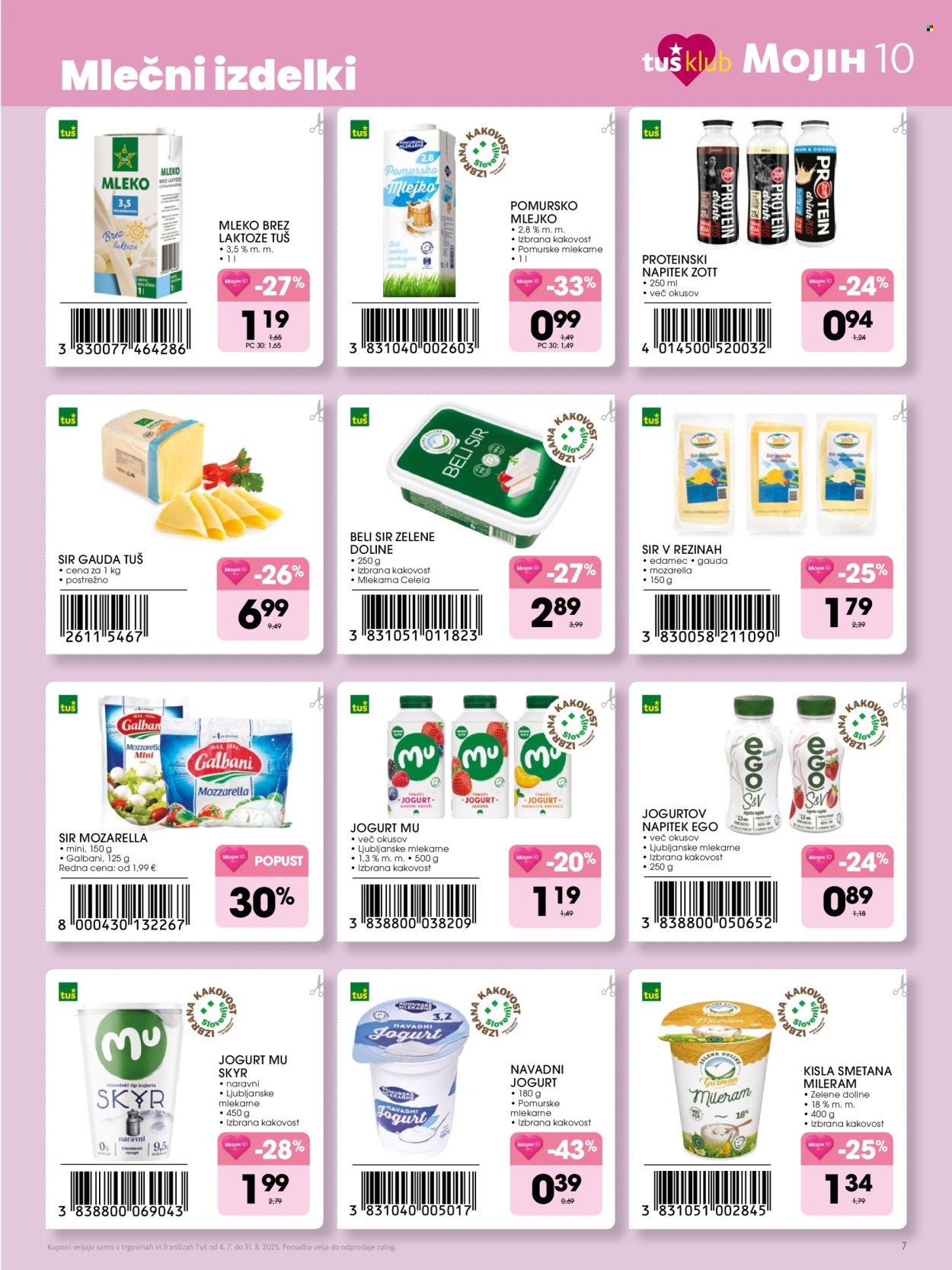 Tuš katalog - 04.07.2025 - 31.08.2025. Stran 7
