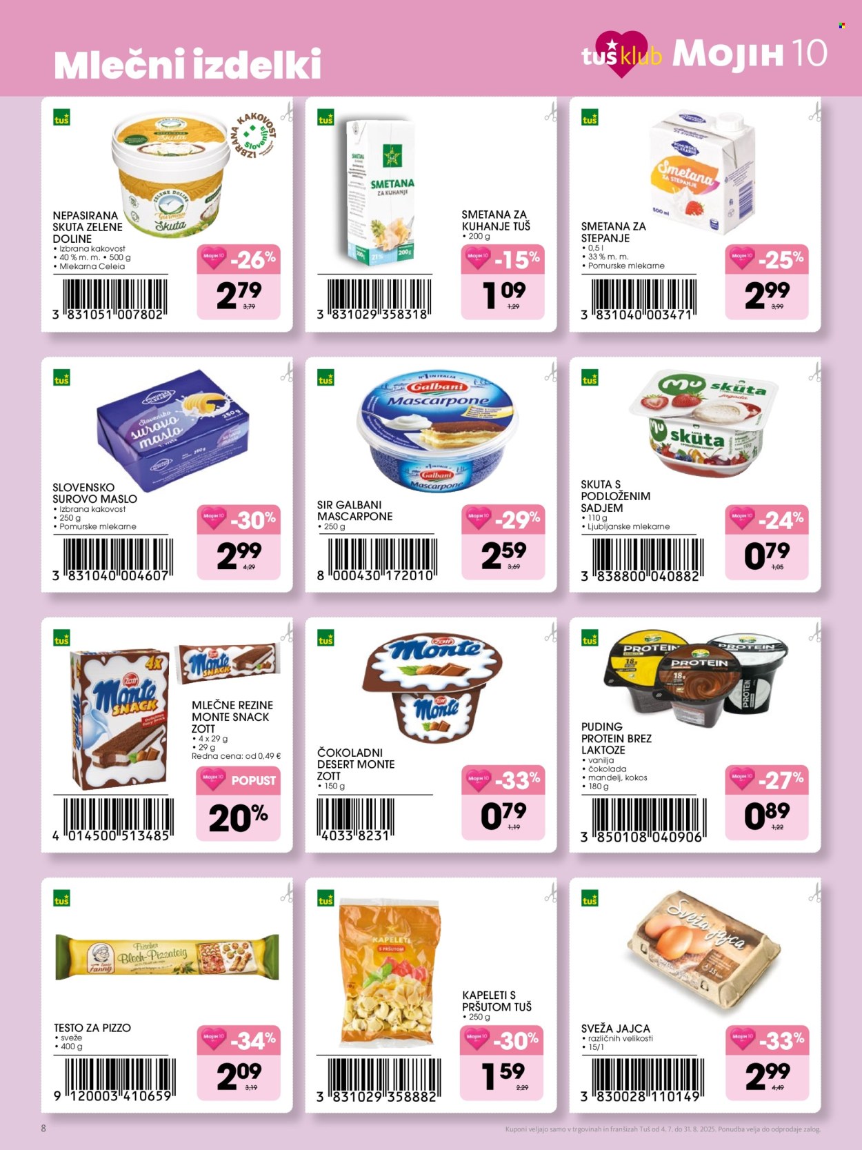 Tuš katalog - 04.07.2025 - 31.08.2025. Stran 8