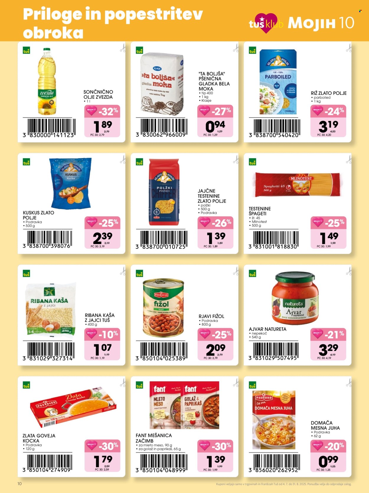Tuš katalog - 04.07.2025 - 31.08.2025. Stran 10