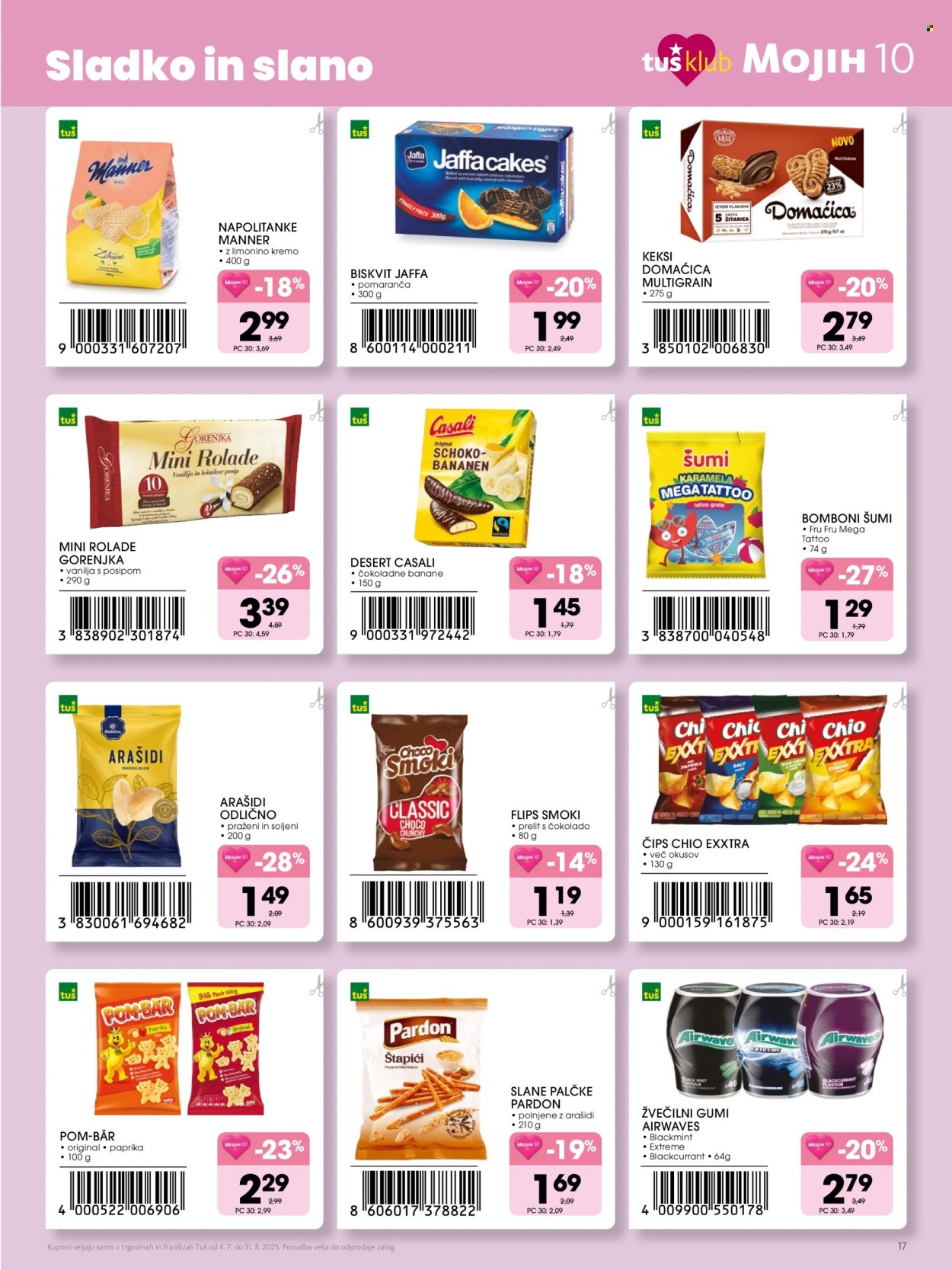 Tuš katalog - 04.07.2025 - 31.08.2025. Stran 17
