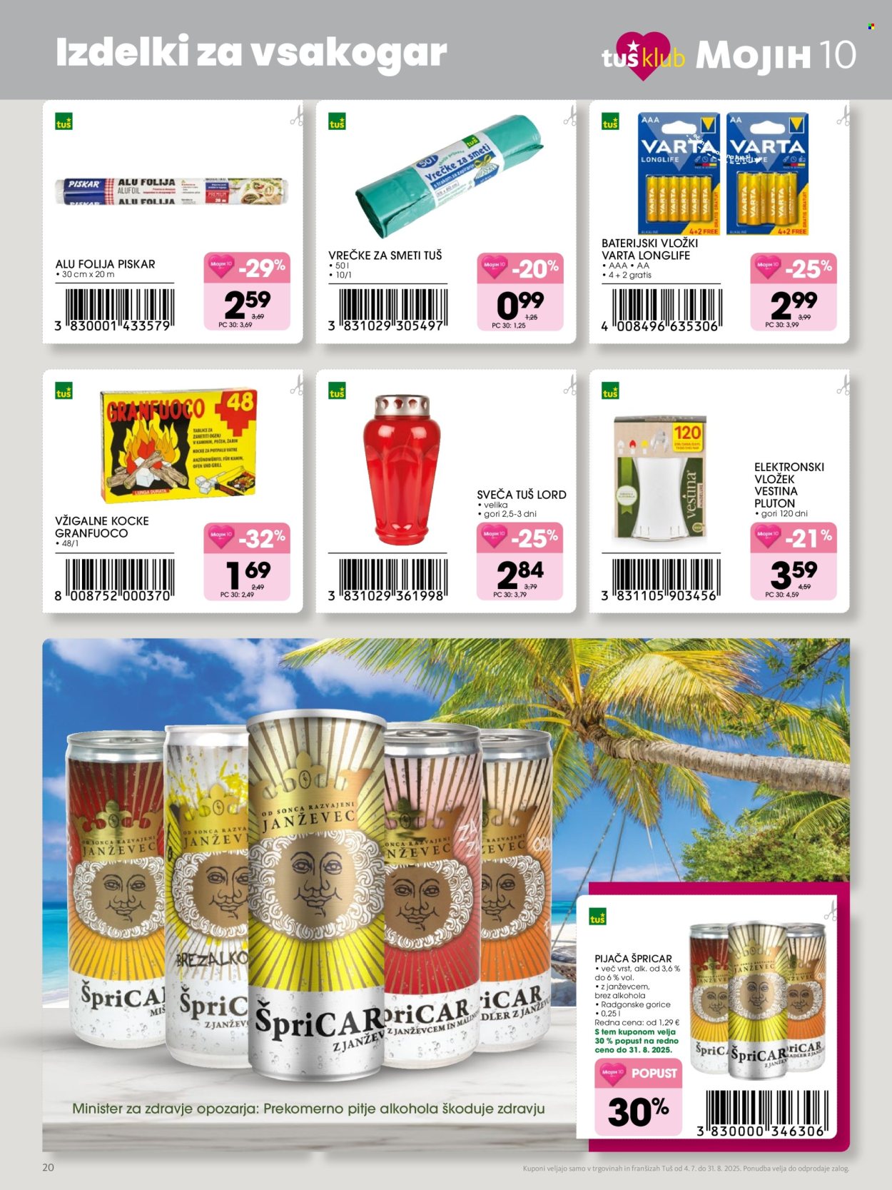 Tuš katalog - 04.07.2025 - 31.08.2025. Stran 20