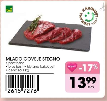 MLADO GOVEJE STEGNO