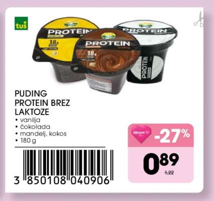 Puding Protein Brez Laktoze