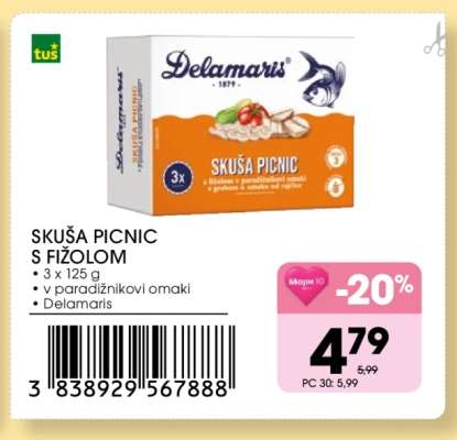 SKUŠA PICNIC S FIŽOLOM