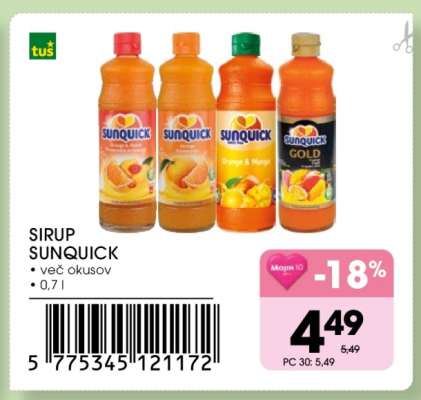 SIRUP SUNQUICK