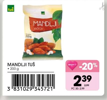 MANDLJI TUŠ