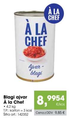 Blagi ajvar À la Chef