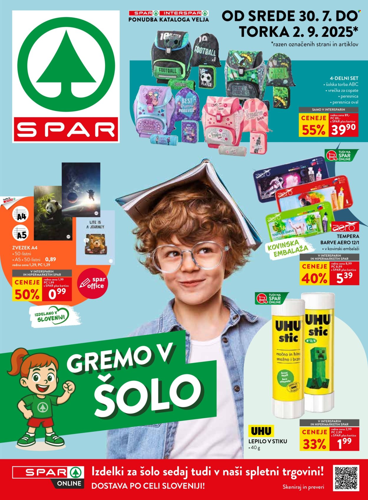 SPAR katalog - 30.07.2025 - 02.09.2025. Stran 1