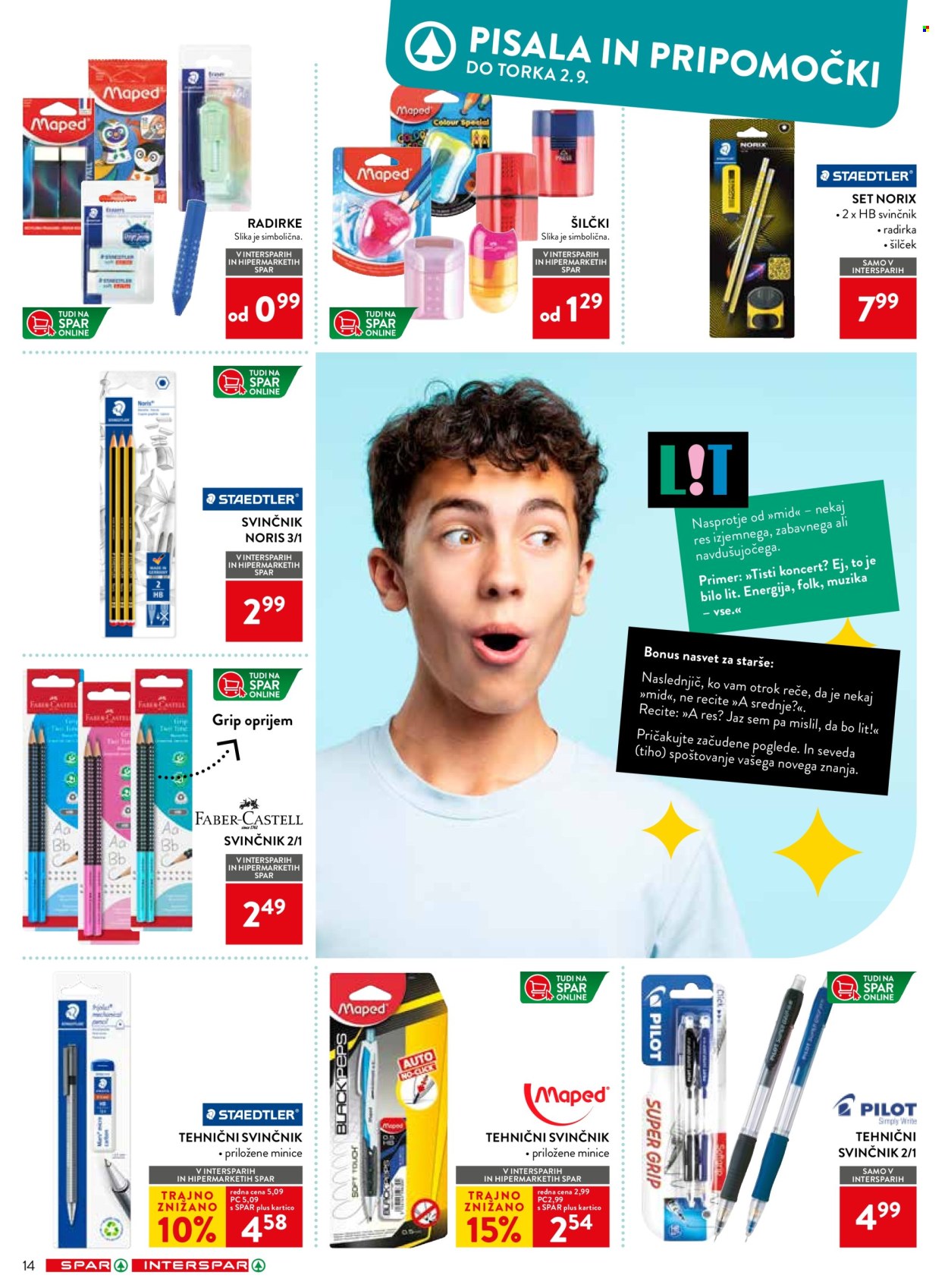 SPAR katalog - 30.07.2025 - 02.09.2025. Stran 14