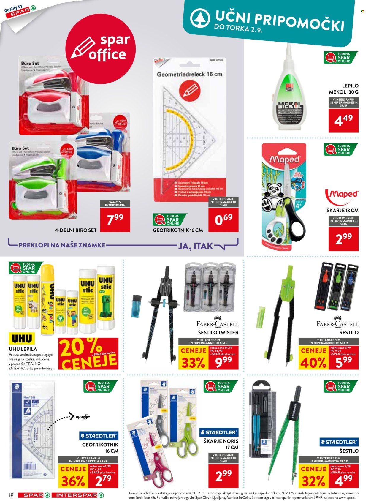 SPAR katalog - 30.07.2025 - 02.09.2025. Stran 18