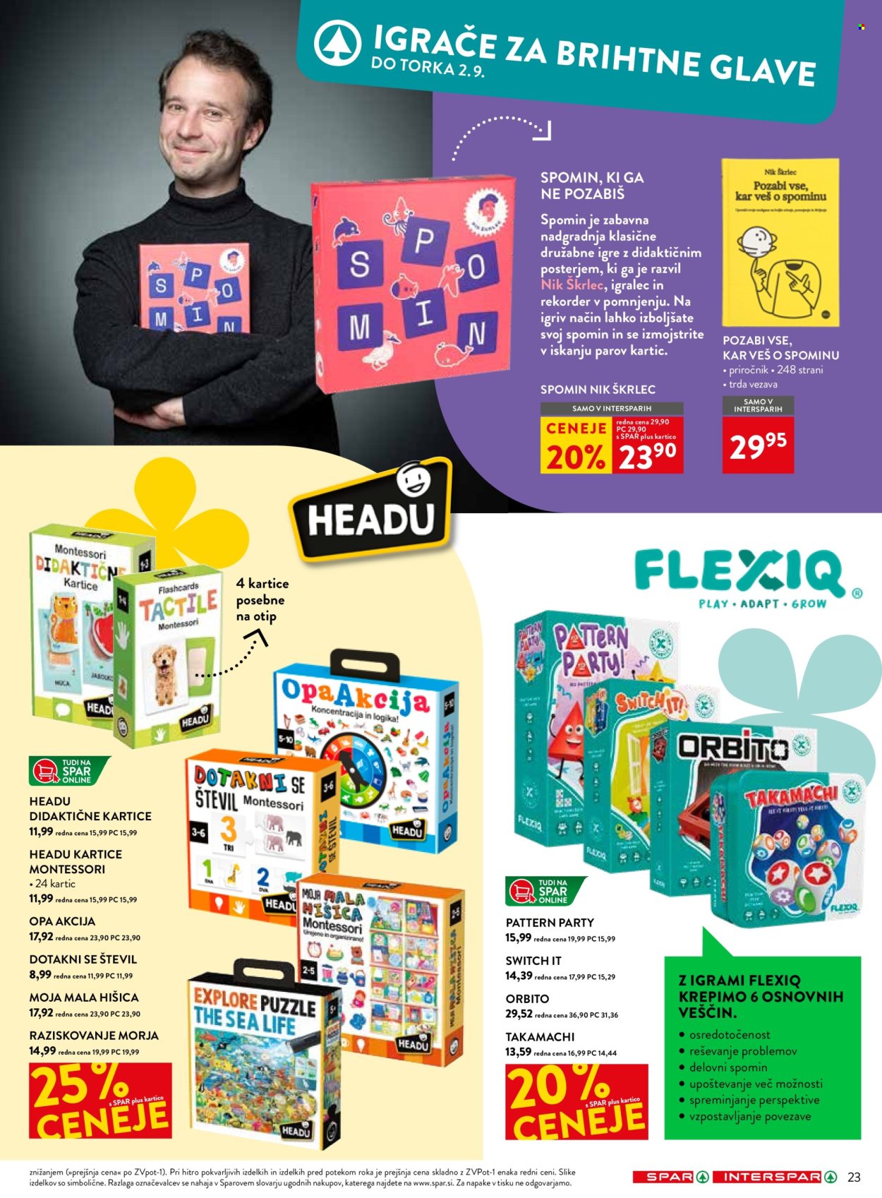 SPAR katalog - 30.07.2025 - 02.09.2025. Stran 23