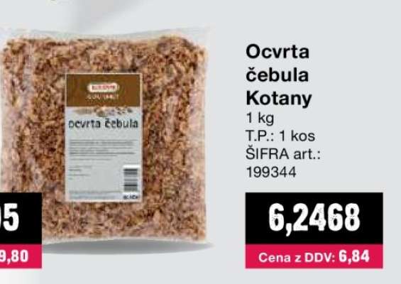 Ocvrt čebula Kotany