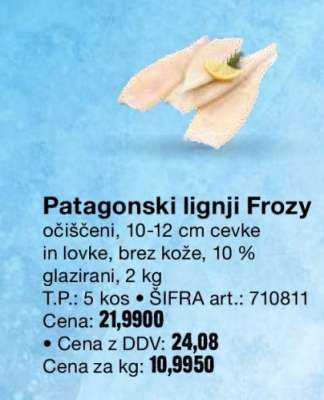 Patagonski lignji Frozy