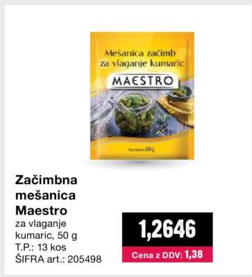Začimbna mešanica Maestro