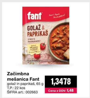 Začimbna mešanica Fant