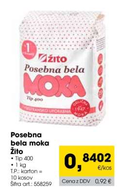 Posebna bela moka Žito