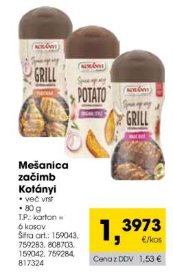 MEŠANICA ZAČIMB KOTANYI